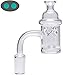 AJNCN.-DOJWA.LLC 90 Degree 4mm Wall Thick Quartz with Glow Ball Glass Collector(14mm Male) (14mm Male) (Accessories Set)