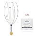 AMEISEYE Scalp Massager Tool 1-Pack (with Lens Cleaning Wipe for Gift) Handheld Head Massage Tingler, Scratcher & Stress Reliever Tool Set for Hair Stimulation & Deep Relaxation (Colors Random)