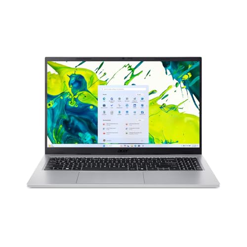 Acer Aspire Go 15 I PC Portable 15.6 FHD 60Hz I Intel Core 5 120U I 16Go RAM DDR4 I 512Go SSD I Windows 11 Home I Argent I Clavier FR AZERTY I sans adapteur (Nouvelle reglementation) I AG15-72P-546T
