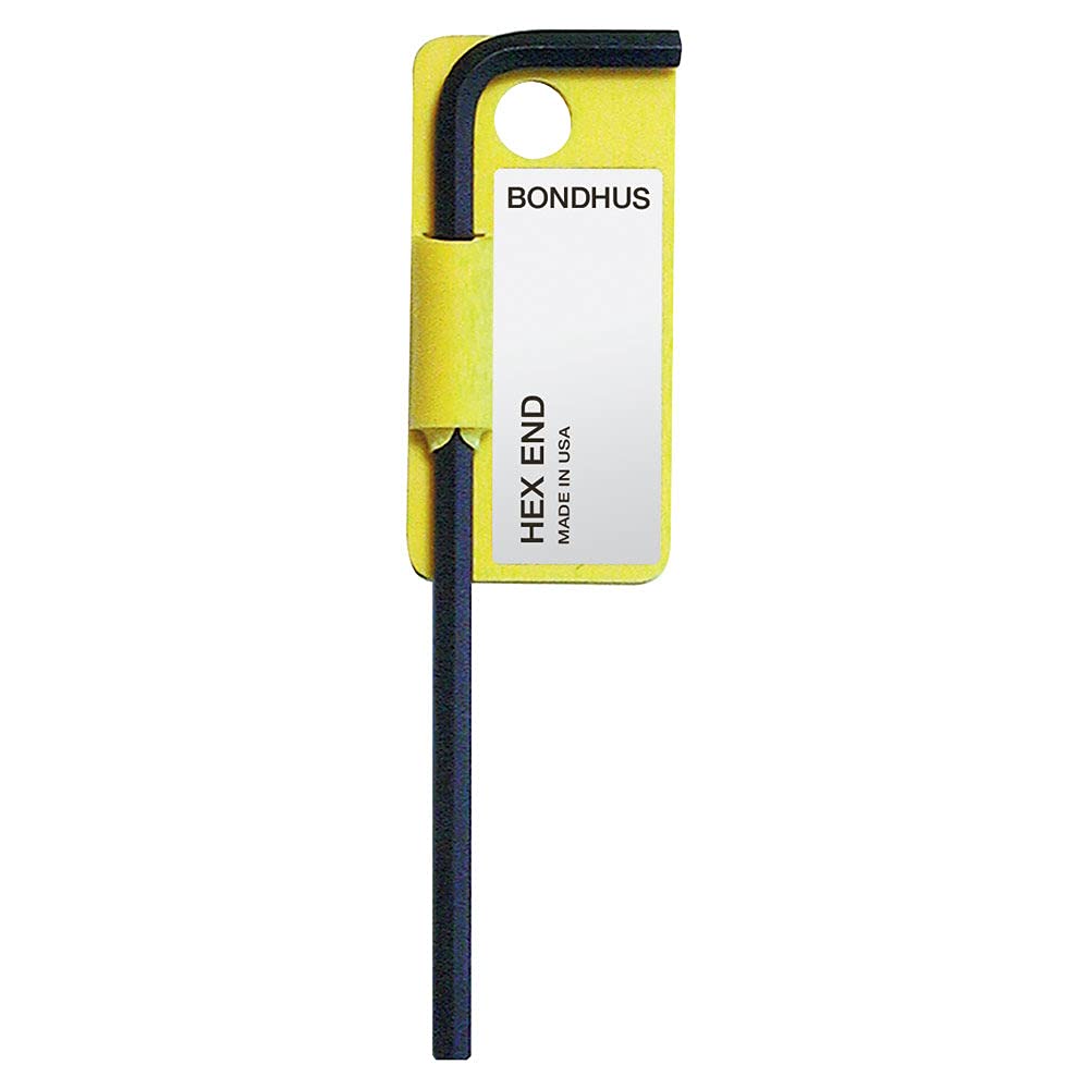 Bondhus HL1/8L BARCODED Hexagon Key, 1/8", 15907, PROTANIUM Precision HIGH Torque Steel