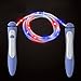 Bostom LED Jump Rope Fitness Adjustable Flashing Color-Change Skipping Rope Light Up with Battery Operated Kinetic-Powerd Light For Kids and Adults
