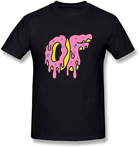 RoZikRA Men's Odd Future of Donut Logo T-Shirts - Classic T Shirt Black M