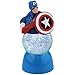 Westland Giftware Sparkler Water Globe Figurine, 35mm, Marvel Comics Captain America