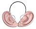 Bristol Novelty MD217 Big Ears on Headband, Unisex-Adult, Beige/Black, One Size