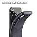 iPhone XR case, VRS Design [Navy] Vegan TPU Leather-Look Case [Leather Fit] Flexible Slim Premium case Compatible with Apple iPhone XR (2018)