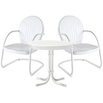 Amazon.com: Crosley Furniture Griffith 3-Piece Metal ...