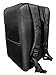 UPAIR Travel Drone Backpack, 18 Inch Durable Carrying Cases with Detachable PU Panel, Water Resistant Drone Bag for Quadcopter UPAIR One & UPAIR Two, Black