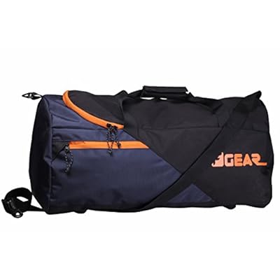 F Gear Explory 54 Liters Travel Duffle Bag (Black Orange)