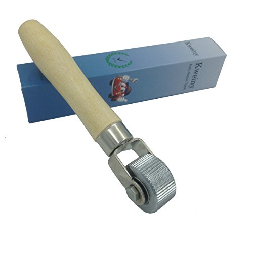 kweiny Metal Barrel Roller 1.5" Dia Installation Tool for Auto Noise Sound Deadening Insulation Mat or Wallpaper | Rolling Whell Tools for Car or Motorbike Tire Patch Repair (Roller Width 20mm)
