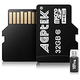 AGPtEK 32GB Class 10 Micro SD Card with Card Reader, Compatible with AGPTek Mp3 Player
