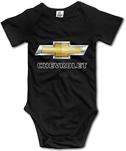 KSING Unisex Baby GM Chevrolet Chevy Bodysuits Black 6 M