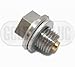 GoldPlug AP02 M14x1.5 Magnetic Drain Plug, 17mm Hex Head, 11mm Thread Length, 24mm Dia. Flange, 25.5mm OAL, uses Extra washers SW-02, Fits All Honda, Mitsubishi, and Suzuki Gasoline Engines