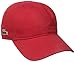 Lacoste Men's Classic Gabardine Cap, Red, One Size