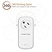 [UL Listed] Poweradd Portable 360 Degree Swivel Outlet Surge Protector 100-240V with 2-Port 3.4A USB Wall Charger, 15A/1875W - White