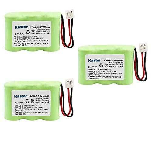 Kastar 3-PACK Ni-MH Rechargeable Battery Compatible