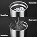 AWEHIRU 20 oz Stainless Steel Tumbler Women Men Double Wall Vacuum Insulated Travel Coffee Mug with Lid Greatly for Hot and Cold Drinks