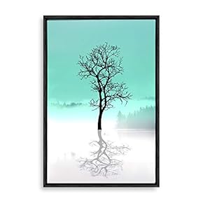 signwin Framed Canvas Wall Art Tree Canvas Prints...