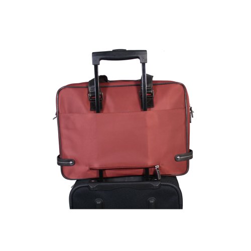 THE TRANS CONTINENTAL 15" LAPTOP COMPUTER BAG (RUST)