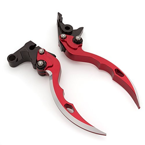 FXCNC Racing Blade Brake Clutch Levers Fit for Kawasaki NINJA 250R 08-12,NINJA 300R Z300 13-17,KLX250 D-TRACKER 08-16,KLX125/D-TRACKER125 10-16,KLX150S 09-13,VERSYS 300X/Z125 pro 2017
