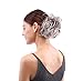merrylight Human Hair Bun Up Do Hair Piece Scrunchie Messy Bun Hair Pieces For Women (Dark Grey Mixed silver-M3/60)