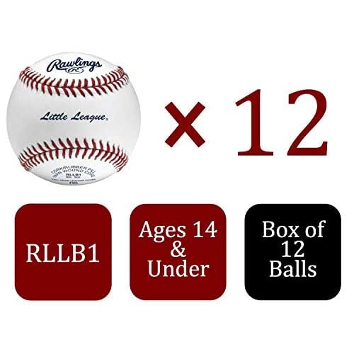 Rawlings | Little League Baseballs | Competition Grade | RLLB1 | Youth/14U | Multiple Count Options