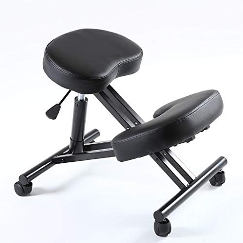 GKnee Kneeling Chairs Corrective chair, black Correcting metal kneeling chair height adjustment, Child correcting sitting chair, office computer chair kneeling chairs varier