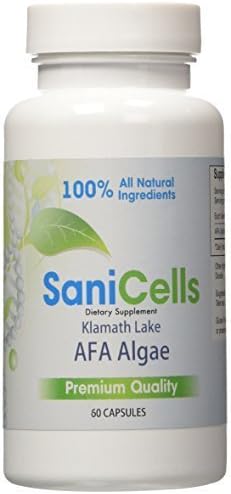 Sanicells 3 Bottles 180ct the GOLD STANDARD in Klamath Blue Green Algae AFA containing Omega 3 - 1200mg per serving - Improve energy, Reduce Stress - by Sanicells