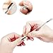 DZT1968 4 PC/set Double Ended Nail Pusher Romover Cuticle Manicure Pedicure Nail Cleaner 12.5cm