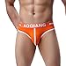 Men's Underwear,Neartime Mens Boxers Pouch Shorts Underpants Sleepwear (M, Orange)