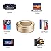 LENRUE Bluetooth Speakers, Portable Wireless Mini Speaker. Built-in-Mic and TF Card for iPhone, iPod, iPad, Phones, Tablet, Echo dot (Gold)