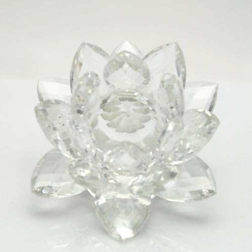 Amazon Co Jp 蓮の花 クリスタルガラス置物 中 クリアカラー ホーム キッチン Amazon Co Jp 蓮の花 クリスタルガラス置物 中 クリアカラー ホーム キッチン