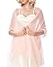Soft Chiffon Bridal Evening Long Scarves in Solid for Women Light Pink KK229