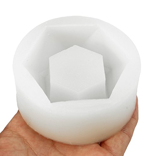 image for Jeteven Flower Pot Silicone Rubber Molds Candle Soap Bottle Mold Handm