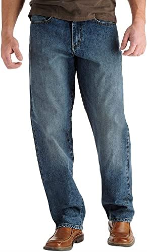 Loose Straight Leg Jean - blue - 44W x 