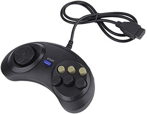 Amazon Co Jp Toogoo クラシック レトロ 6ボタン 有線ハンドル ゲームのコントローラ ゲームパッド ジョイスティック ジョイパッド Sega Md2 Pc Mega Drive用 ゲームの付属品 ゲーム