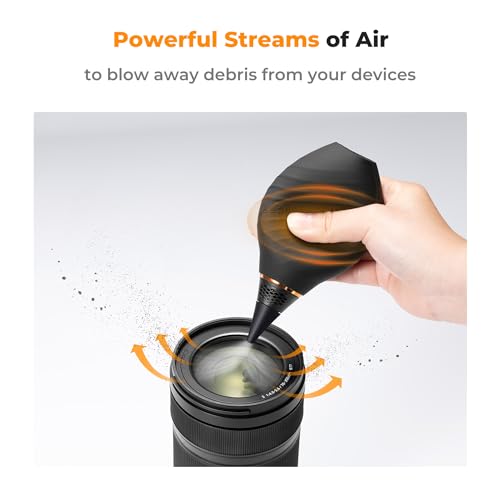 K&F CONCEPT 10 in 1 Cleaning Kit (Cleaning Cloth + Microfibre Cloth + Photo Bulb) for SLR Camera Lens..