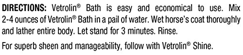 FARNAM 80305 Vetrolin Pet Bath Shampoo, 32-Ounce