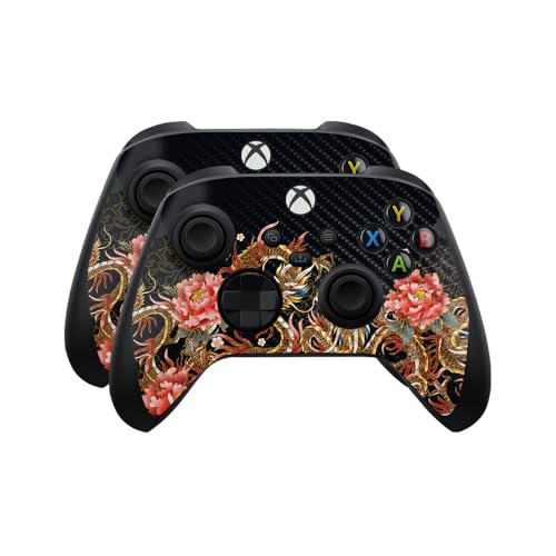 Carbon Fiber Skin Compatible with Microsoft Xbox Series X|S Controller (2 Pack)…
