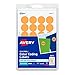 Avery Self-Adhesive Removable Labels, 0.75 Inch Diameter, Orange Neon, 1008 per Pack (5471)