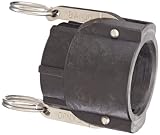 Banjo 150D Polypropylene Cam & Groove Fitting, 1-1/2" Female Coupler x NPT Female