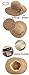 Siggi Womens Girls Floppy Straw Breathable Summer Outdoor Sun Hats Beach Accessories Beige One Size67075_Beige