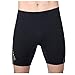 DIVE & SAIL 1.5mm Neoprene Men's Wetsuits Shorts Thick Warm Trunks Diving Snorkeling Winter Swimming Pants, Grey Trim, Medium