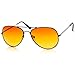 zeroUV - Driving Lens Blue Block Classic Metal Aviator Sunglasses
