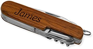 Dimension 9 James 9-Function Multi-Purpose Tool Knife, Rosewood