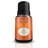 **SUMMER SALE! SAVE 25%** NATURAL Stress Relief Remedy from Essence of Cleopatra Aromatherapy - Formulated by a Pharmacist - 100% Natural - Pure & Highest Quality Aromatherapy Remedy Available - (Made with Chamomile Roman, Ylang Ylang, Bergamot, Lavender, & Vetivert) - 12mL size - 100% Money Back Guarantee!