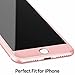 iPhone 7 Plus Full Screen Protector, iSPECLE 3D Curved Full Coverage for iPhone 7 Plus Tempered Glass Screen Protector Easy Install HD Clear 5.5 Inch 9H Hardness, Rose Gold