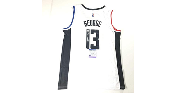 Paul george signed jersey Clearance