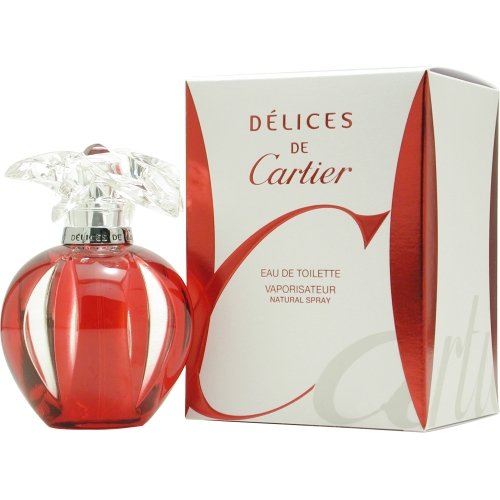 Delices de cartier 3.3oz EDT perfume spray for women by cartier (746480982015)