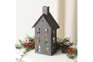 CTW HOME COLLECTION Galvanized Townhome Christmas Luminary