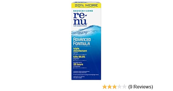 Amazon Com Bausch Lomb Renu Advanced Formula All Day Moisture